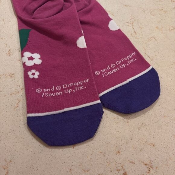 NWT ODD SOX GRAPE CRUSH socks SZ 8-12 - Picture 4 of 5